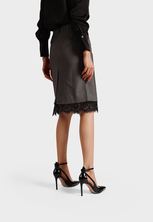 Scarpe Décolleté Con Tacco A Spillo Donna QUEEN HELENA - Eleganti, Con Strass, Cinturino Alla Caviglia, Pelle E Suola In Gomma
