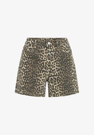 VILA, JEANSSHORTS VICHIA MID-WAIST - Denimshorts - birch