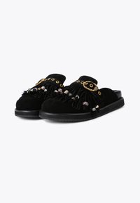Kurt Geiger London MAYFAIR FRINGE - Ciabattine - black