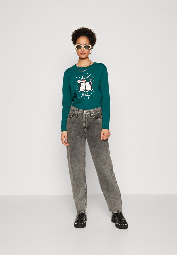 PCHANNIS CHRISTMAS GLITTER - Long sleeved top - botanical garden4