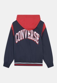Converse LOGO HOOD UNISEX - Allvädersjacka - obsidian