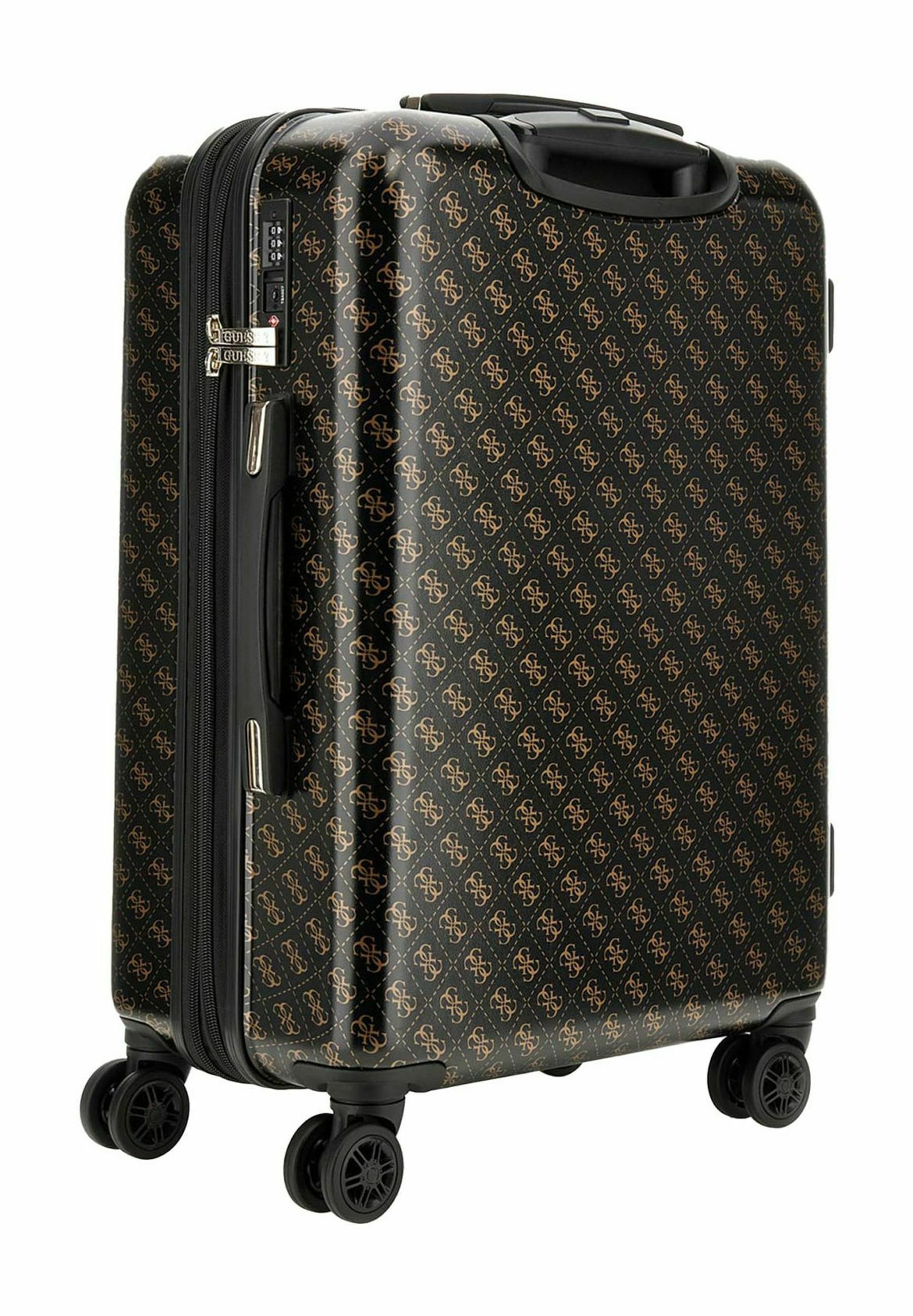 Guess JESCO 22 IN - Wheeled suitcase - brown/dark brown - Zalando
