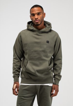 Hoodie - dk granite green