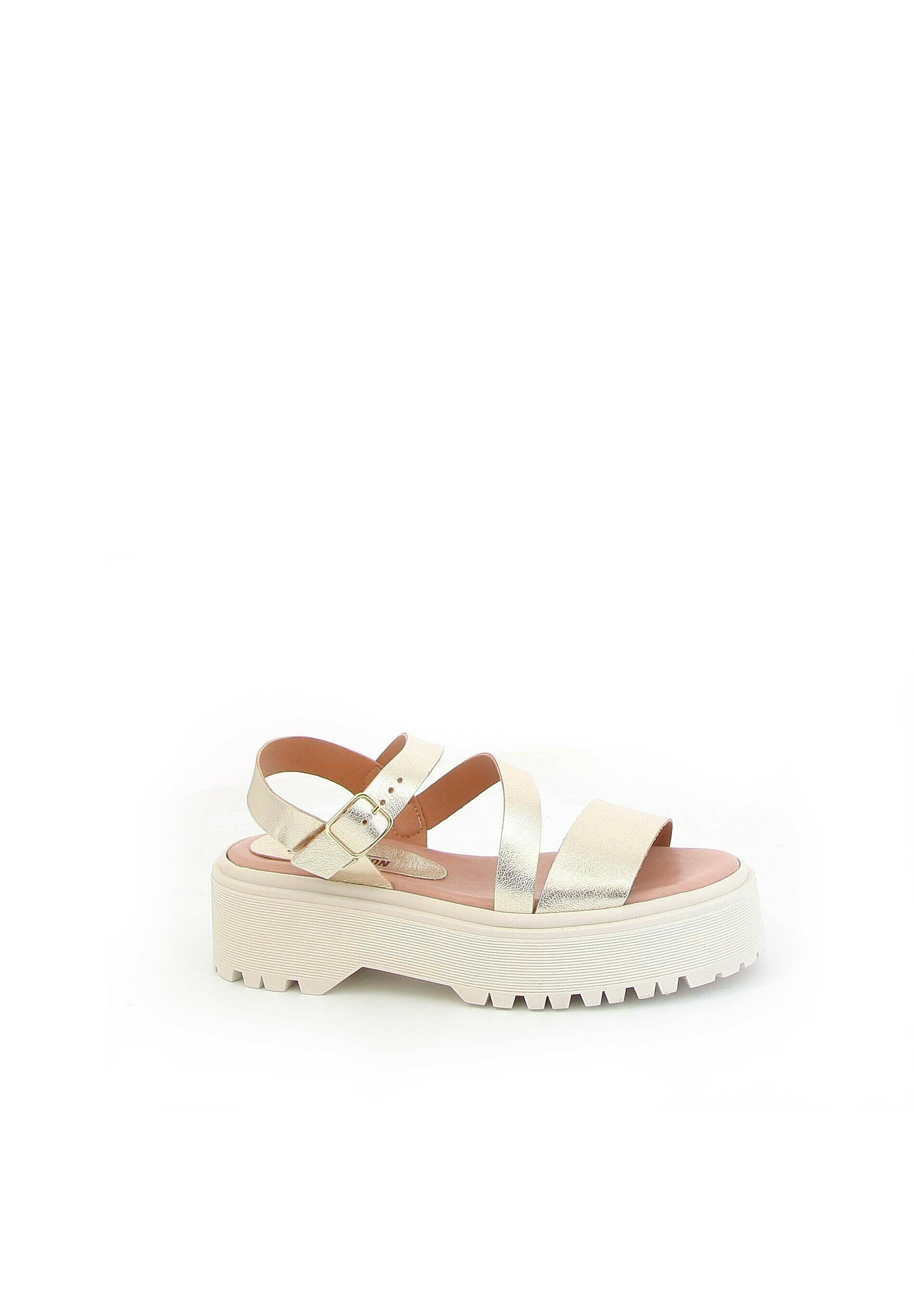 Sweet Lemon NACERE - Sandalen met plateauzool - gold/goudkleurig -  Zalando.nl