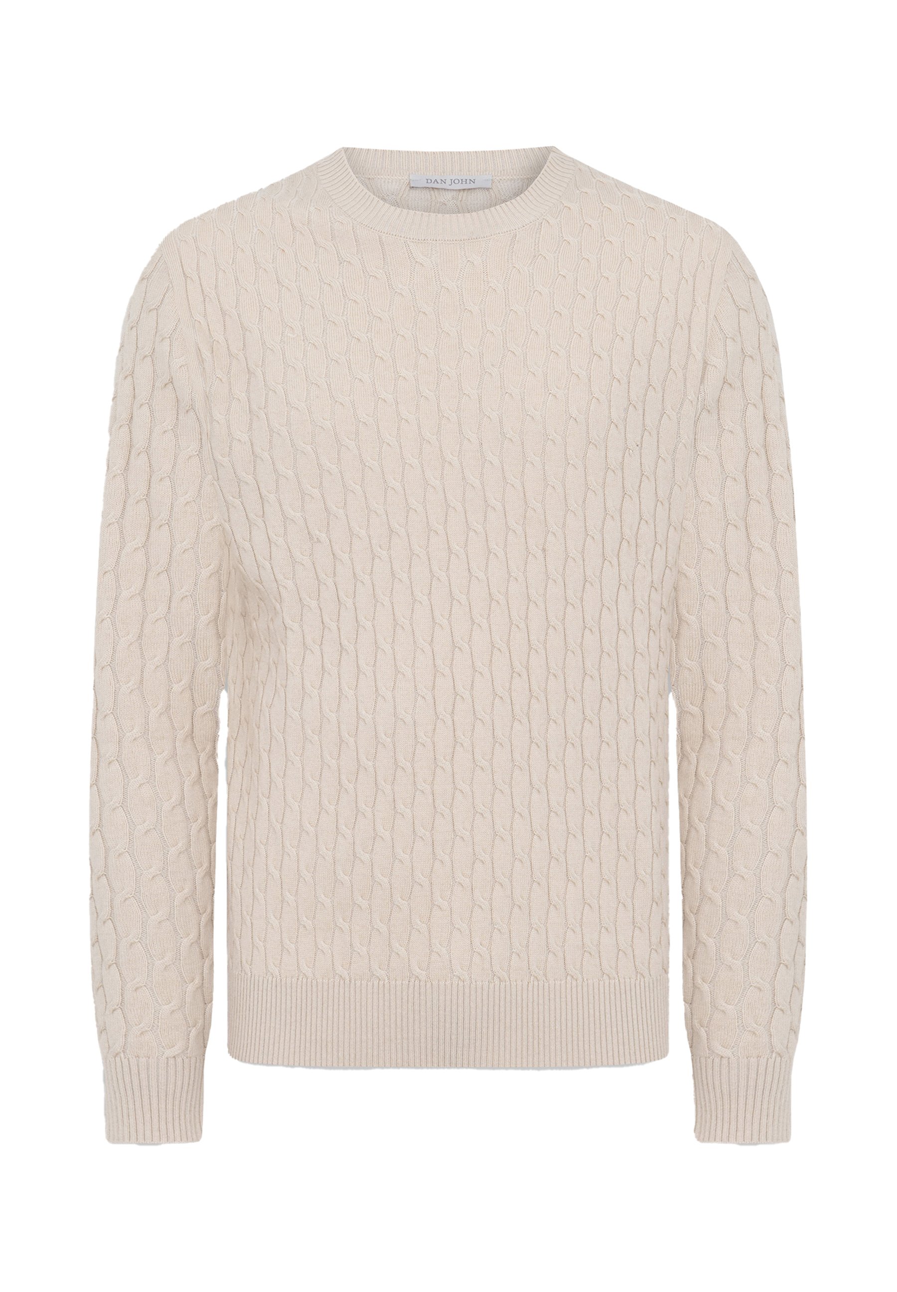 Dan John Jumper beige solid/beige Zalando