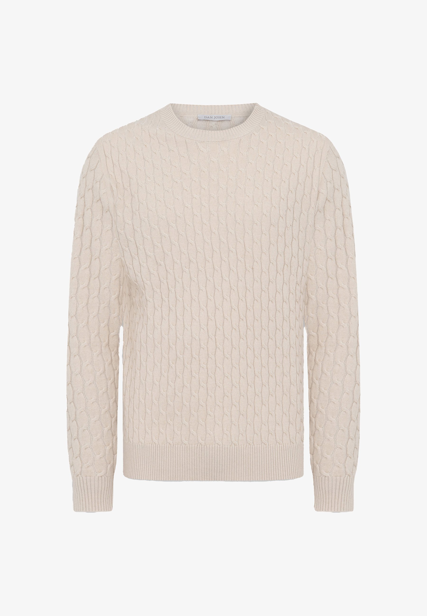 Dan John Jumper beige solid/beige Zalando