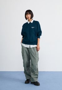Carhartt WIP SIGNATURE - Sudadera - duck blue/white