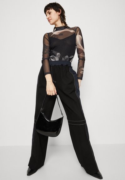 3.1 Phillip Lim COMBO UTILITY PANT - Pantalon classique - black eclipse