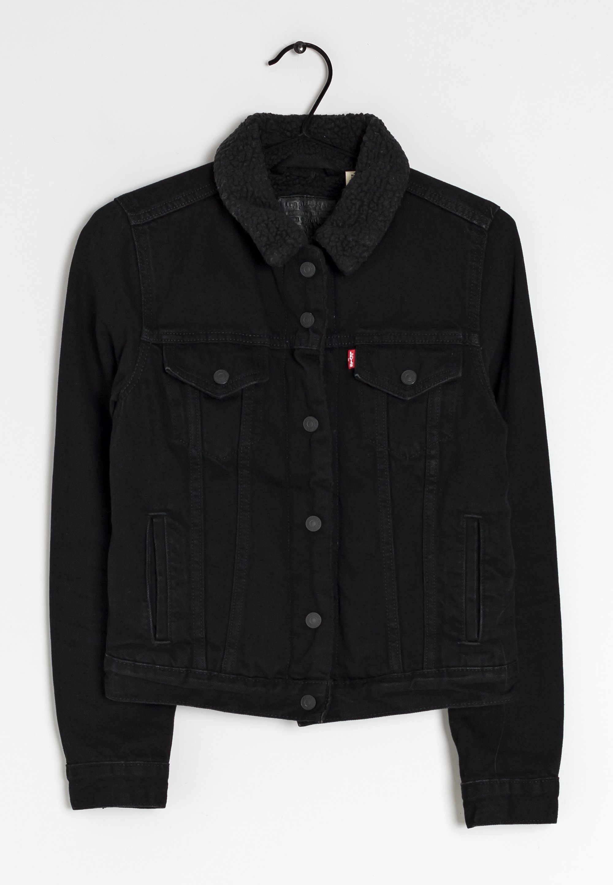 Levi's® Jeansjacke black/schwarz (Pre-owned) Zalando