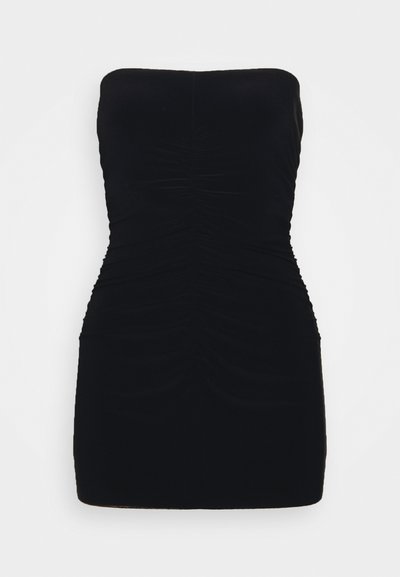 Norma Kamali STRAPLESS PICKLEBALL MINI DRESS - Cocktailkjole - black