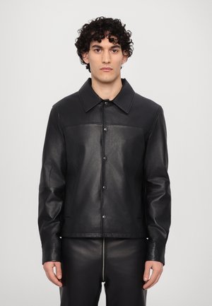 STUDIO ID COSMO JACKET - Kožnata jakna - nappa black