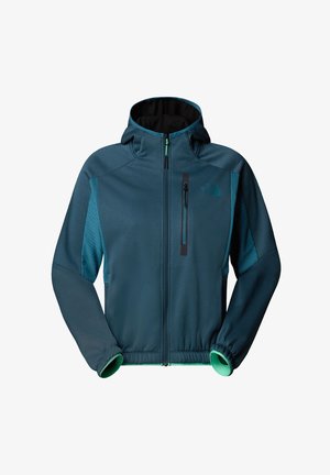 The North Face W MOUNTAIN ATHLETICS FLEECE FULL ZIP JAC - Běžecká bunda - deep cypress space