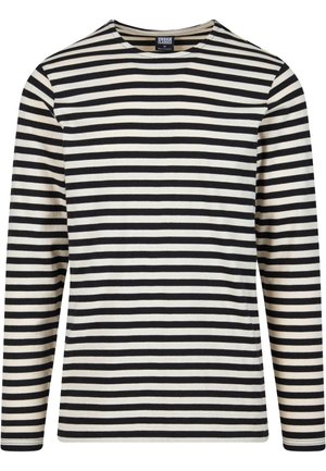 Urban Classics STRIPE LS - Longsleeve - whitesand black
