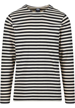 STRIPE LS - Maglietta a manica lunga - whitesand black