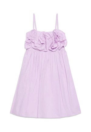 Terranova, TINTA UNITA - Vestito casual - rosa fluo