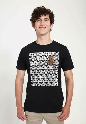 STAR WARS: CLASSIC WHAT IS CHEWIE DOING THERE UNISEX - T-shirt print - black