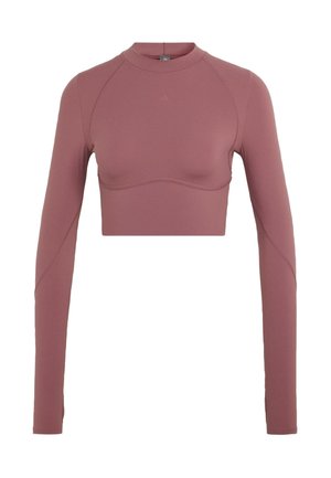 adidas by Stella McCartney, STELLA MCCARTNEY TRAINING LONGSLEEVE CROP - Топ - burgundy