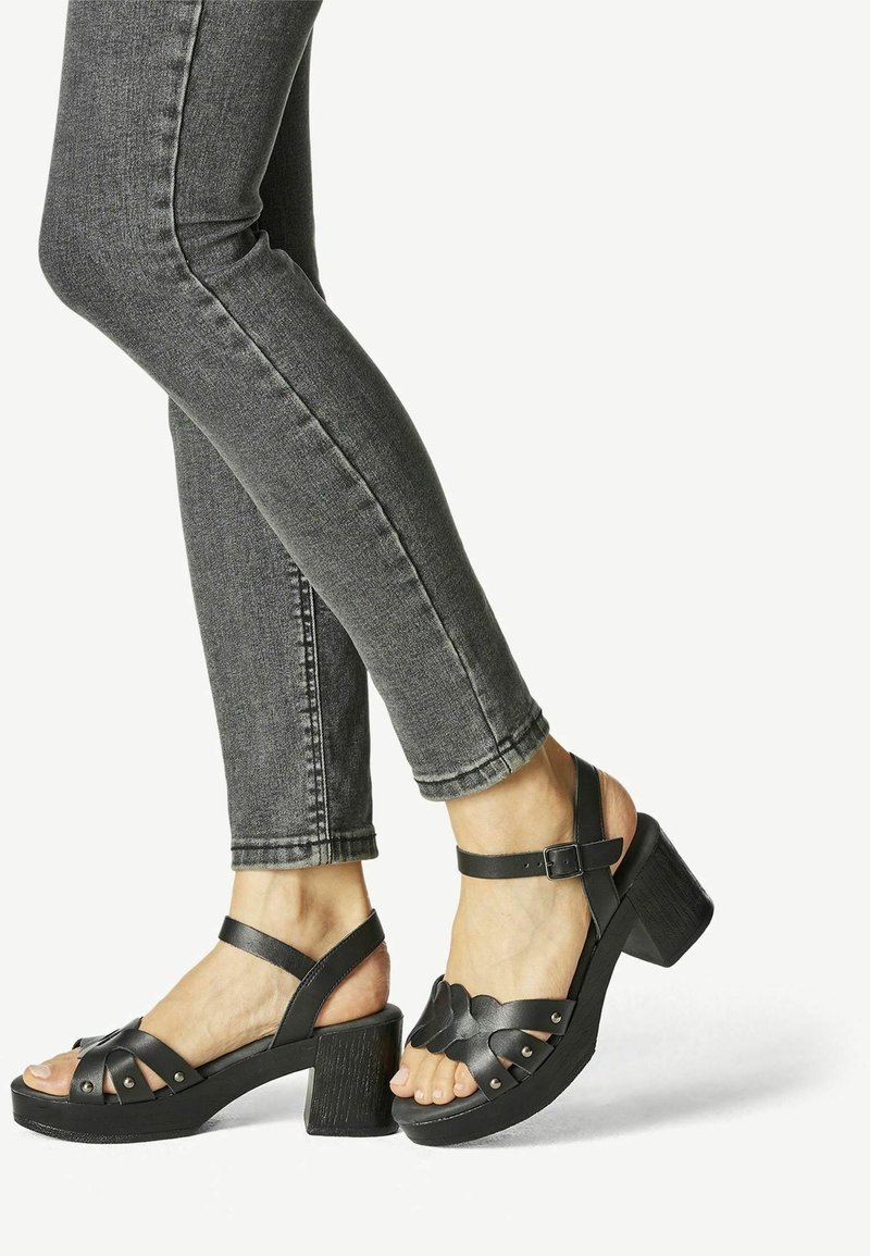 Tamaris Sandales à talons hauts - black