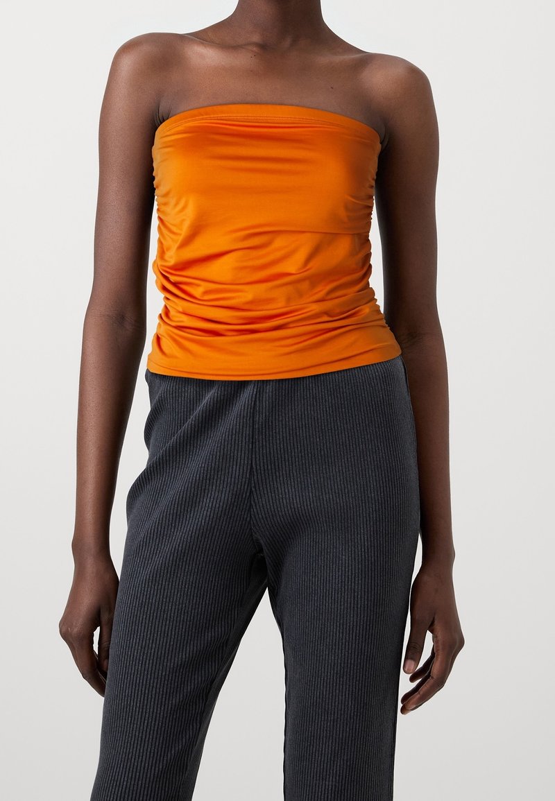 Pieces Débardeur - burnt orange denim