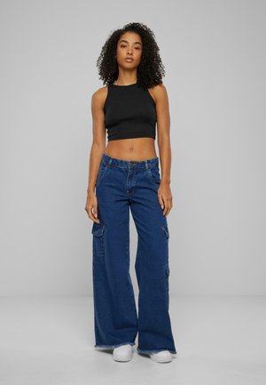 CROPPED 2-PACK - Top - black black