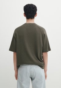 Massimo Dutti T-shirt - bas - khaki