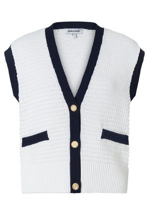 KURZE STRUKTUR  - Weste - offwhite