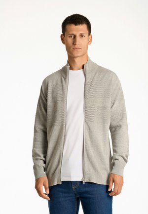 ZIP THROUGH - Vest - grey mel