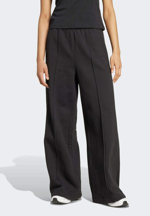 adidas Originals PREMIUM ESSENTIALS PINTUCK WIDE LEG - Pantalones - black