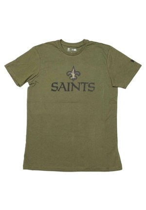 New Era NEW ORLEANS CAMO LOGO  - T-Shirt print - oliv