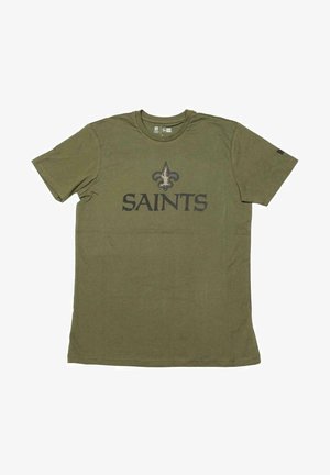 New Era NEW ORLEANS CAMO LOGO - T-Shirt print - oliv