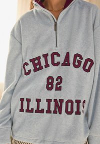 Next HALF ZIP - Flisinis džemperis - grey chicago