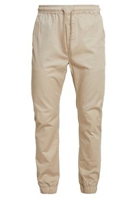 SDSLIM SLIM FIT - Trousers - simple taupe