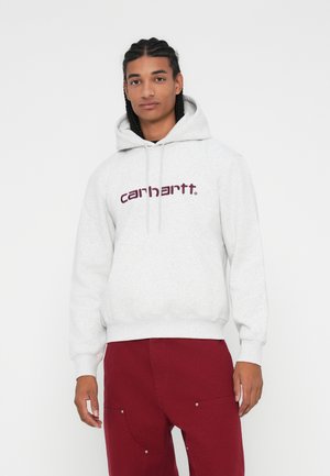 HOODED - Jersey con capucha - ash heather/rondo