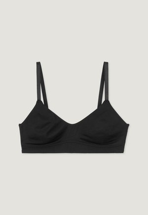 hessnatur Triangel BH - schwarz