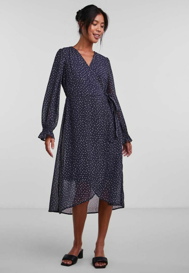 Pieces Robe de jour ombre blue/bleu gris ZALANDO.FR