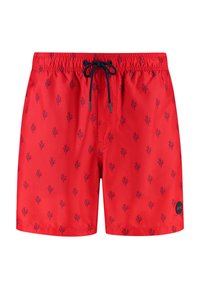 Unselected, red hibiscus sketch coral