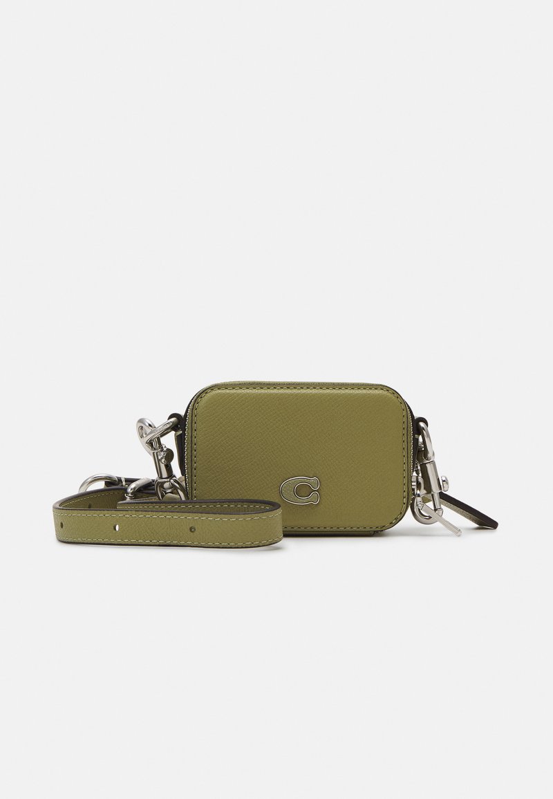 COACH CROSSBODY POUCH IN CROSSGRAIN UNISEX - Borsa a tracolla - moss