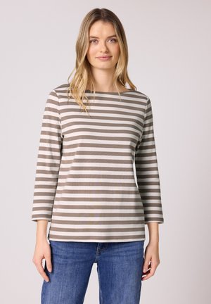 GESTREIFTES  - T-shirt à manches longues - braun