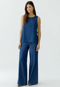 Oui Bluse - blue denim