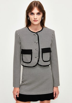 DETAILED - Blazer - plaid black