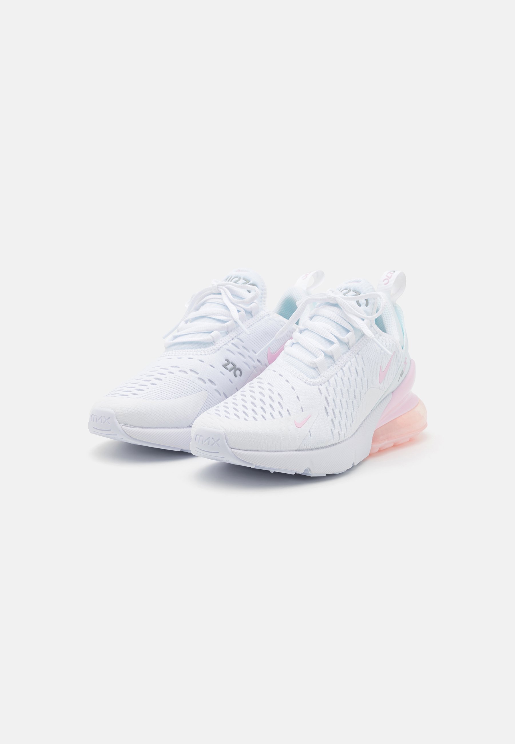 gray and pink air max 270