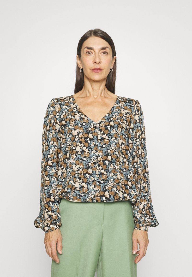 Soyaconcept Blouse - light slate combi/beige - Zalando.ie