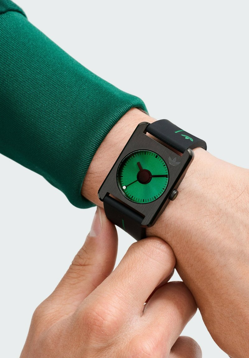 adidas Originals RETRO POP ONE - Watch - black and green