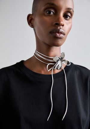 HUGO KREIT FLORAL LACET - Collar - silver-coloured