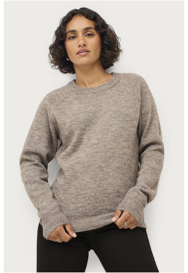 Strickpullover - grau