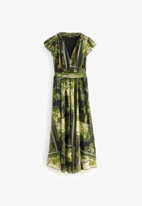 Vybráno, green floral geo print