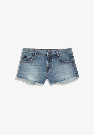 Bershka, Denimshorts - dark blue