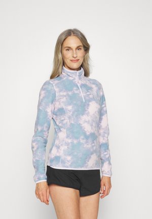 100 GLACIER 1 4 ZIP - Fleecová mikina - lavender fog