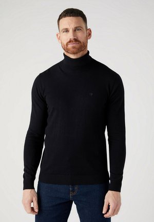 ROLL NECK  - Jersey de punto - black