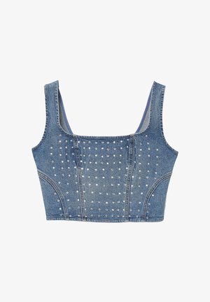 Calliope Blouse - blu denim medio